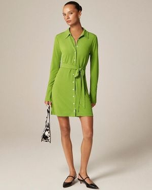 J.Crew Mini Shirtdress - Green