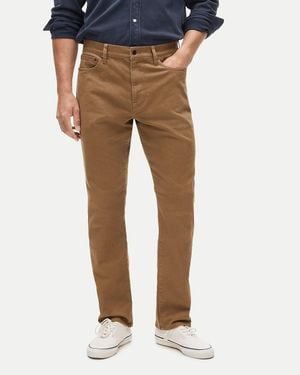 J.Crew Athletic Straight-Fit Bergen Five-Pocket Pant - Natural