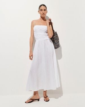 J.Crew Wave Maxi Dress - White