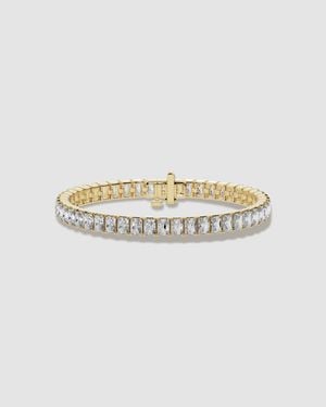 Jennifer Fisher Lab Diamond Radiant Cut Tennis Bracelet 18K - Metallic