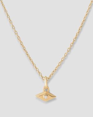 Jennifer Fisher Evil Eye Necklace - Metallic
