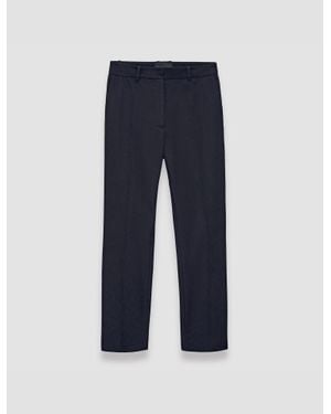 JOSEPH Coleman Gabardine Stretch Pants - Blue