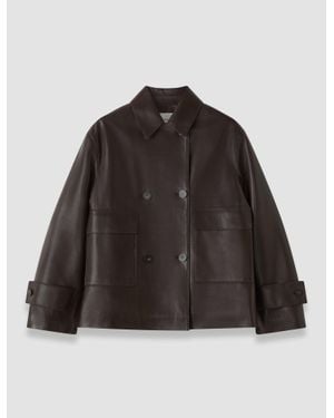 JOSEPH Delia Soft Nappa Jacket - Black