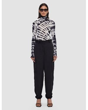 JOSEPH Lightweight Viscose Treveris Pants - Blue