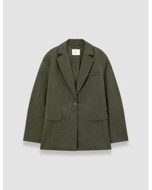 JOSEPH Maati Light Wool Jacket - Green