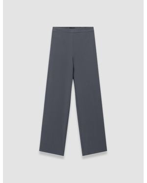 JOSEPH Sahel Crepe De Chine Silk Pants - Blue