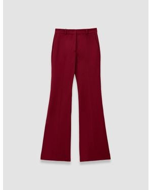 JOSEPH Tafira Gabardine Stretch Pants - Red