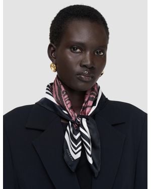 JOSEPH Nadia Silk Scarf - Black