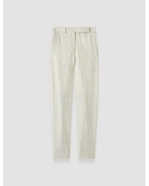 JOSEPH Zen Light Wool Pants - White