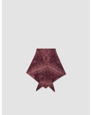 JOSEPH Gelato Cashair Snake Scarf - Purple