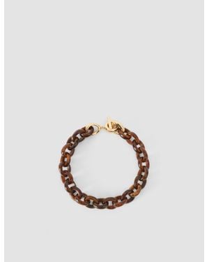 JOSEPH Bean Link Resin Necklace - Black