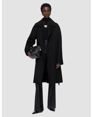 JOSEPH Costana Double Face Cashmere Coat - Black