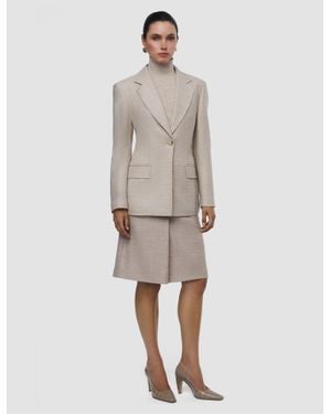 JOSEPH Fallon Virgin Wool Jacket - Natural