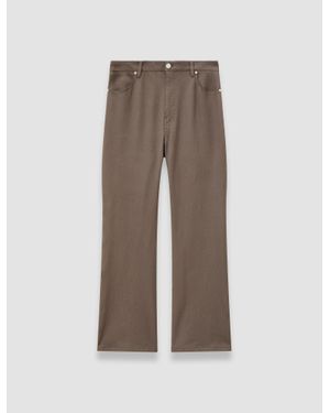 JOSEPH Duke Gabardine Stretch Pants - Brown