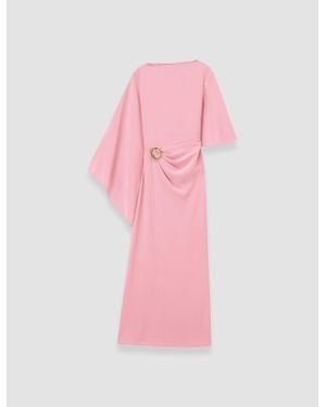 JOSEPH Joya Satin Twill Dress - Pink