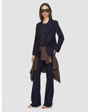 JOSEPH Marty Linen Stretch Jacket - Blue