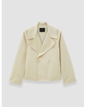 JOSEPH Rollet Light Double Face Wool Jacket - Natural