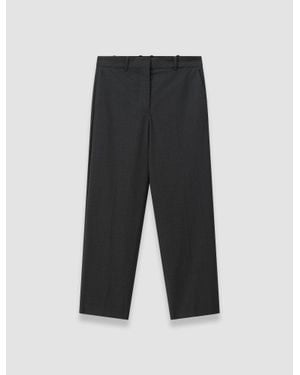 JOSEPH Trina Light Wool Tailoring Pants - Gray