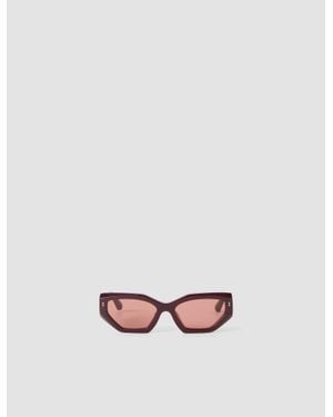 JOSEPH Souk Cat Eye Sunglasses - White