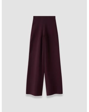 JOSEPH Benita Compact Milano Pants - Purple
