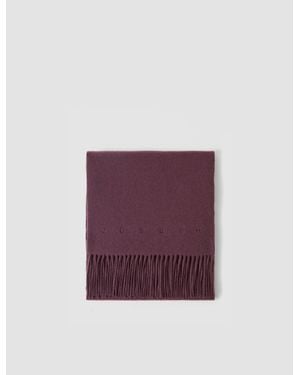 JOSEPH Cecile Wool Scarf - Purple