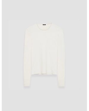 JOSEPH Silk Stretch Top - White