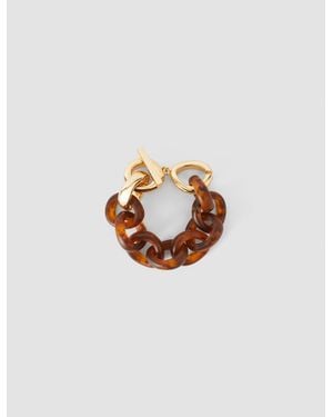 JOSEPH Bean Link Resin Bracelet - Natural