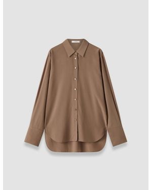 JOSEPH Joe Crepe De Chine Silk Blouse - Natural