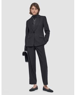 JOSEPH Marty Light Wool Tailoring Jacket - Blue