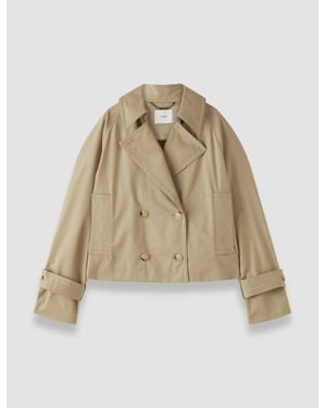 JOSEPH Zago Cotton Trench Jacket - Natural