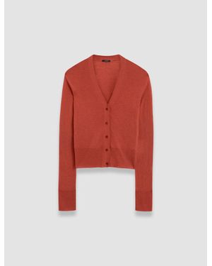 JOSEPH Cashair Cardigan - Red