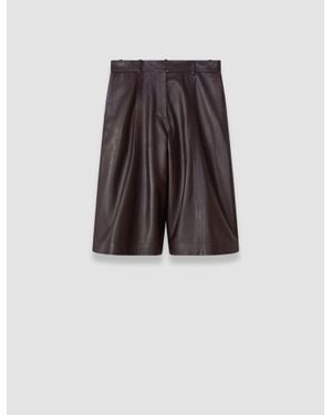 JOSEPH Asia Soft Nappa Long Shorts - Purple