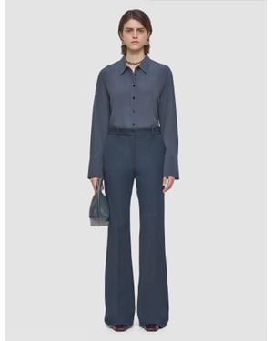 JOSEPH Tafira Gabardine Stretch Pants - Blue