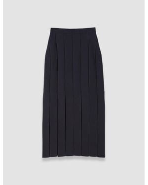 JOSEPH Lagny Compact Milano Knit Skirt - Blue