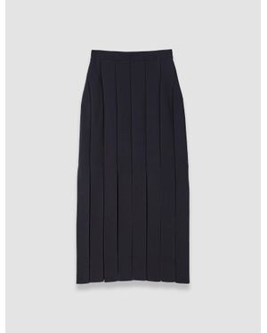 JOSEPH Lagny Compact Milano Knit Skirt - Blue