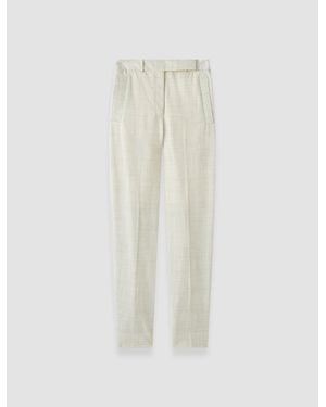 JOSEPH Zen Light Wool Pants - White