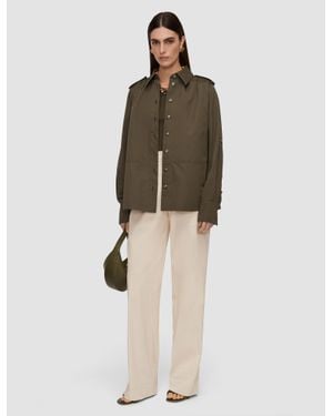JOSEPH Mars Cotton Linen Shirt - Natural