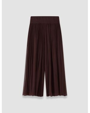 JOSEPH Ale Silk Chiffon Pants - Purple