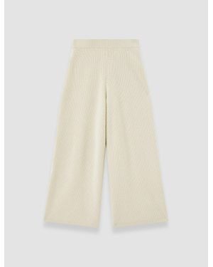 JOSEPH Soft Merino Wool Culottes - White