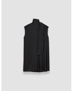 JOSEPH Sandy Light Crepe Dress - Black