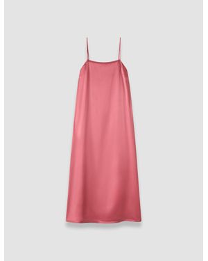 JOSEPH Agnes Silk Satin Dress - Pink