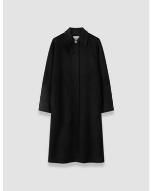 JOSEPH Donna Double Face Cashmere Coat - Black