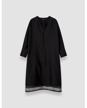 JOSEPH Dalamo Cotton Blend Dress - Black