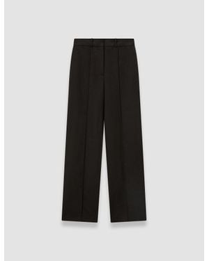 JOSEPH Jnane Cotton Linen Pants - Black