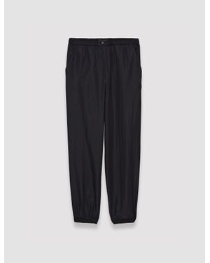 JOSEPH Taio Soft Cotton Silk Pants - Blue