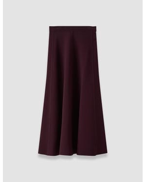 JOSEPH Helius Compact Milano Skirt - Purple
