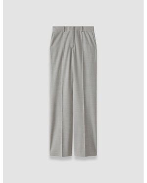 JOSEPH Morissey Wool Tailoring Pants - Grey