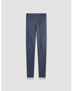 JOSEPH Leather Stretch Leggings - Blue