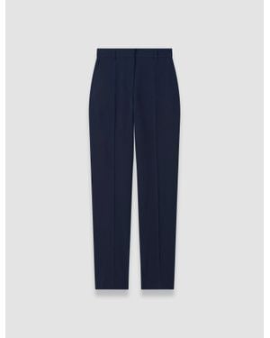 JOSEPH Colburn Comfort Cady Pants - Blue