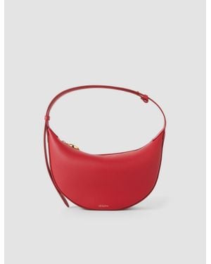 JOSEPH Bean Leather Bag - Red